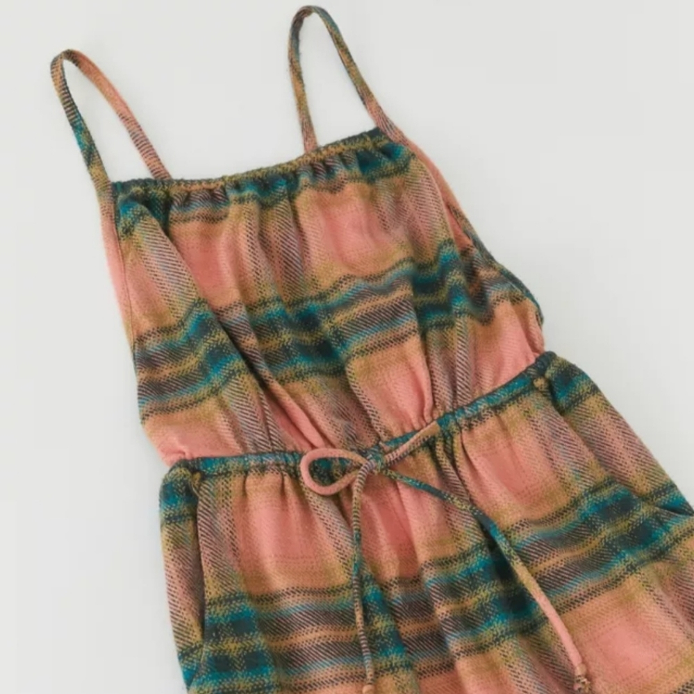 Out From Under Plaid Jumpsuit
